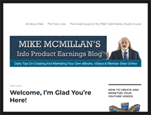 Tablet Screenshot of infoproductearnings.com